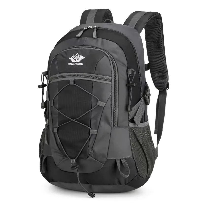 (2312-preto) Mochila De Caminhada Unissex, Mochila Multifuncional Impermeável Para Montanhismo E Atividades Ao Ar Livre.