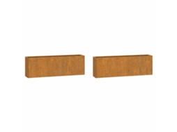 Wall Planter, Wall Planters Vidaxl Marrom Aço