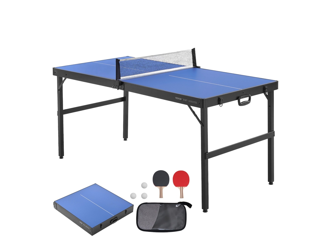 Mesa de Pingue-Pongue VEVOR para Jogo de Tênis de Mesa Dobrável 1526X665X718 Mm