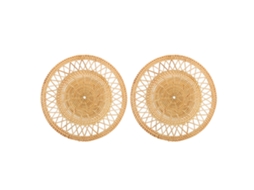 Laxiscreed Decoração De Parede Em Rattan E Grama Para Casa — Pendurar E Decorar Com Estilo