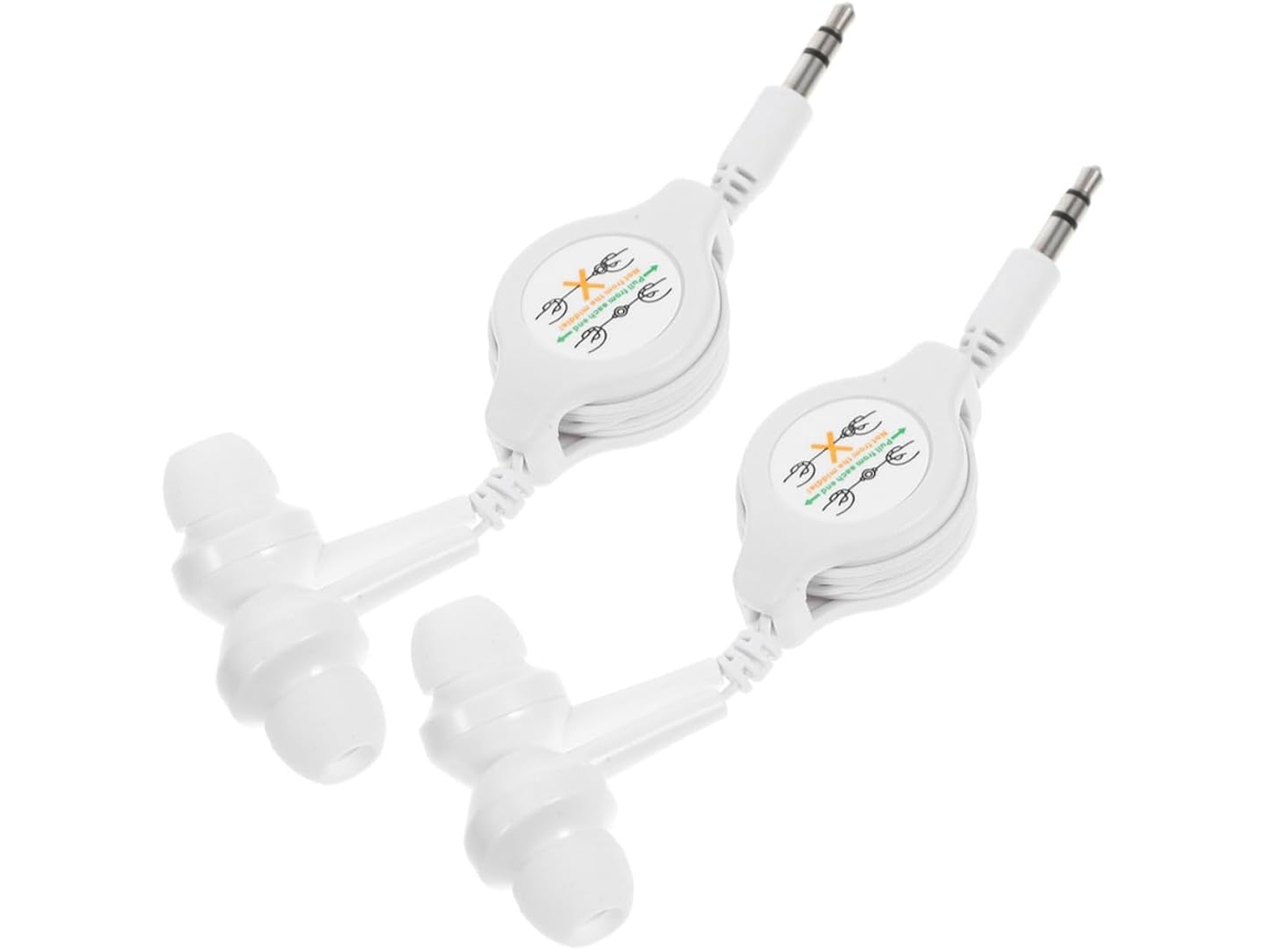 De 2 Fones Ouvido Duplos E Com Fio, Ruído, Ideais Para Viagens