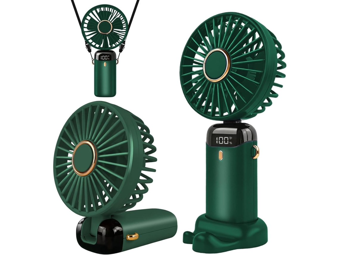 Ventilador De Mesa Pequeno E Silencioso, Sem Hélices, 35,5 Cm (14 Polegadas), 9 Velocidades Para
