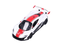 Modelo Ats Sports Car em Escala 1:32 com Luz e Som, League Car Brinquedo, Retrocesso, Cor Branca
