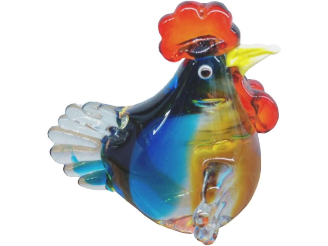 Estatueta De Páscoa Em Vidro, Para Mesa Peça Temática E Colecionável