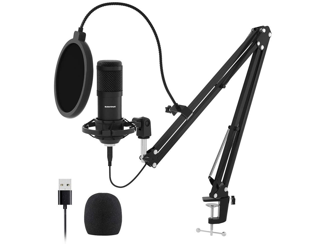 Usb Mikrofon Seti Podcast Ve Streaming Için Aksesuarlar Yüksek Ses Kalitesi UISAVE