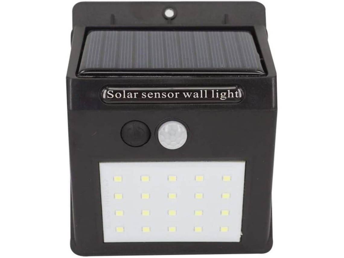 Luz solar de parede Nova Line com sensor de movimento, 20 LEDs, jardim, casa | S/MARCA
