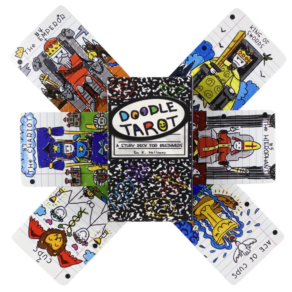 Conjunto De Cartas Oráculo Graffiti Tarot Para Adivinhação E Profecias