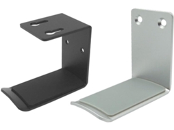 Suporte De Silicone Para Fones Ouvido Bestyash, Em Liga De Alumínio, Preto, Pacote Com 2 Unidades, Adesivo E Almofada