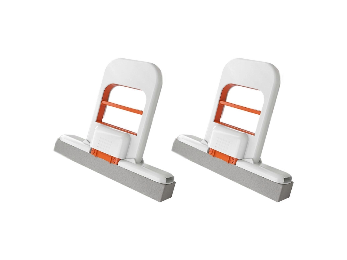 Lenço Umedecido Portátil E Flexível Para Limpeza Rápida Com Alta Absorção Para Bancadas E Mesas De Áreas Compactas - Laranja E Branco