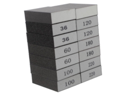 Kit De Lixamento Com 14 Peças, Incluindo Esponjas, Blocos Manuais Para Móveis E Discos Para Metal.