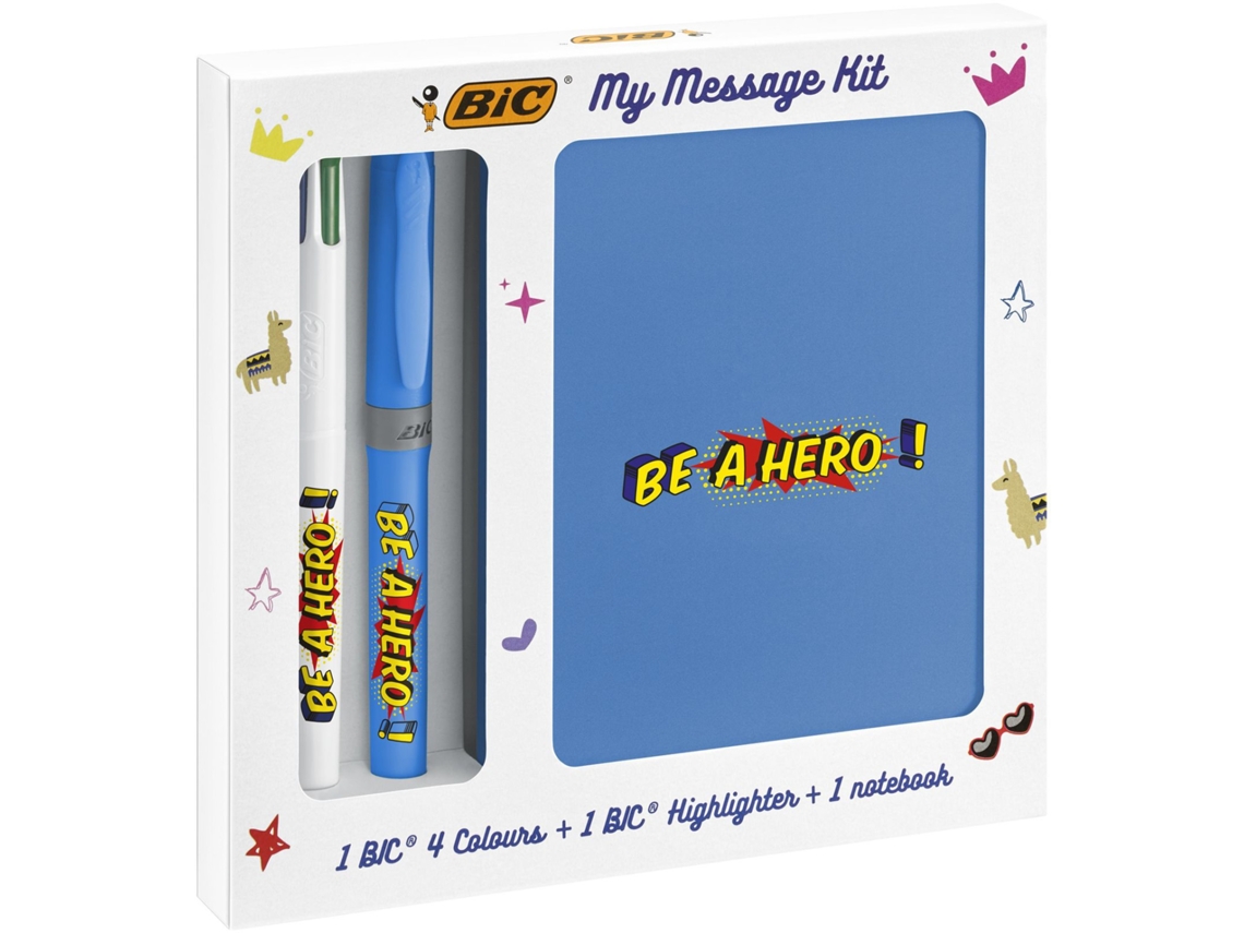 Meu Kit de Mensagens Seja um Herói Bic