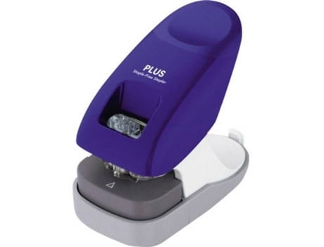 Plus O Japão Sl 112 Bis Eu Bl Klammerloser Modelo De Escritório Agrafeuse À Plat, Papel, 10 Folhas Plus Japan (azul)
