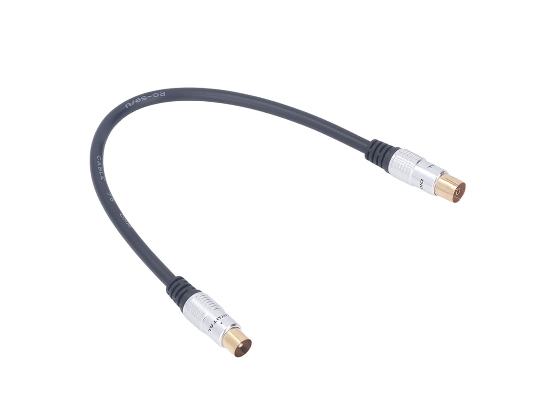Cabo Coaxial Conector Macho Fêmea Sinal De Tv