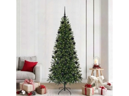 Vidaxl Árvore De Natal Artificial Verde 210 Cm Pe E Pvc