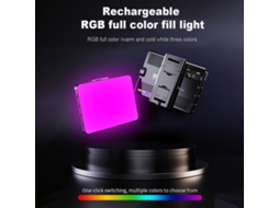 2026 luz Led Portátil para Clipes de Vídeo e Fotografia, Luz Led Mini para Celular e Câmera, Painel Led Compacto