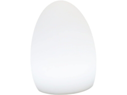 Luminária De Mesa Led Recarregável Via Usb Em Formato De Ovo, Luz Noturna De Cabeceira Com Cores Variáveis.