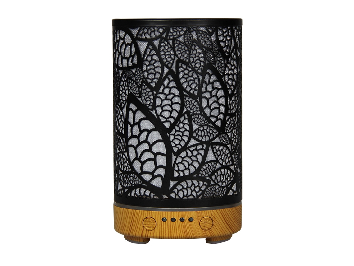 Difusor de aromas ultrassônico com luz LED, lâminas de ferro, mesa | MDUG