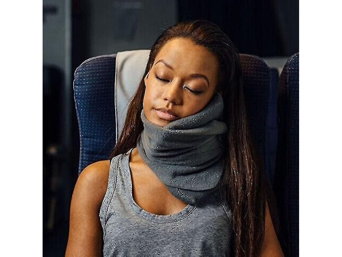 2026 almohada Cervical Viaje Avión Coche Forma C V Orthopédica Confortable para Dolor Cuello Espalda Sin Inflar