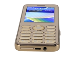 Aetheria telefone Móvel com Botões Grandes para Idosos 3.0 Polegadas 1800mah Sos Ouro