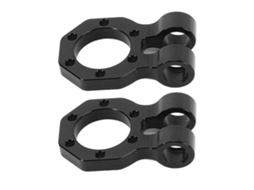 2pcs Gancho De Reboque Rc Para Crawler 1/10 Ajustável Parafusos De Engate Universal Em Alumínio Decoração Para Carro De Controle Remoto Preto