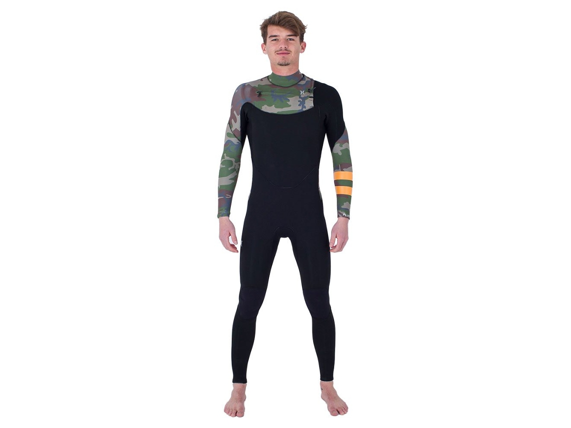Fato Neoprene Plus Printed 3/2 Mm Preto Mhurley