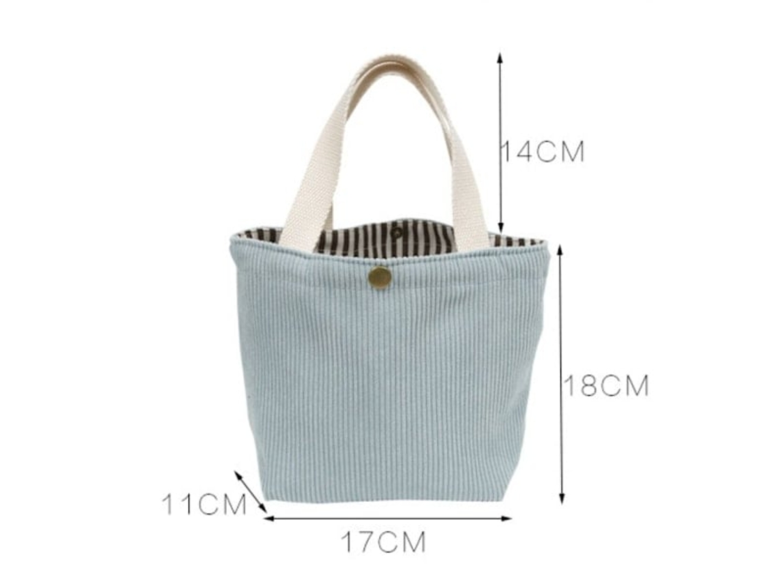 Bolsa de Lona para Lancheira Verde BRILVIBERA