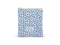 FIRMO Bolsa Snack Bubbly Poliéster Reciclado Rpet 21 X 18 Cm Azul e Branco