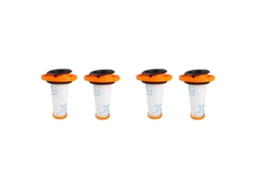 Conjunto de 4 filtros para aspirador de pó Rowenta X-force Flex 9.60 RH20XX ZR009010 ZR009012 - Peças de reposição para uma limpeza eficiente.