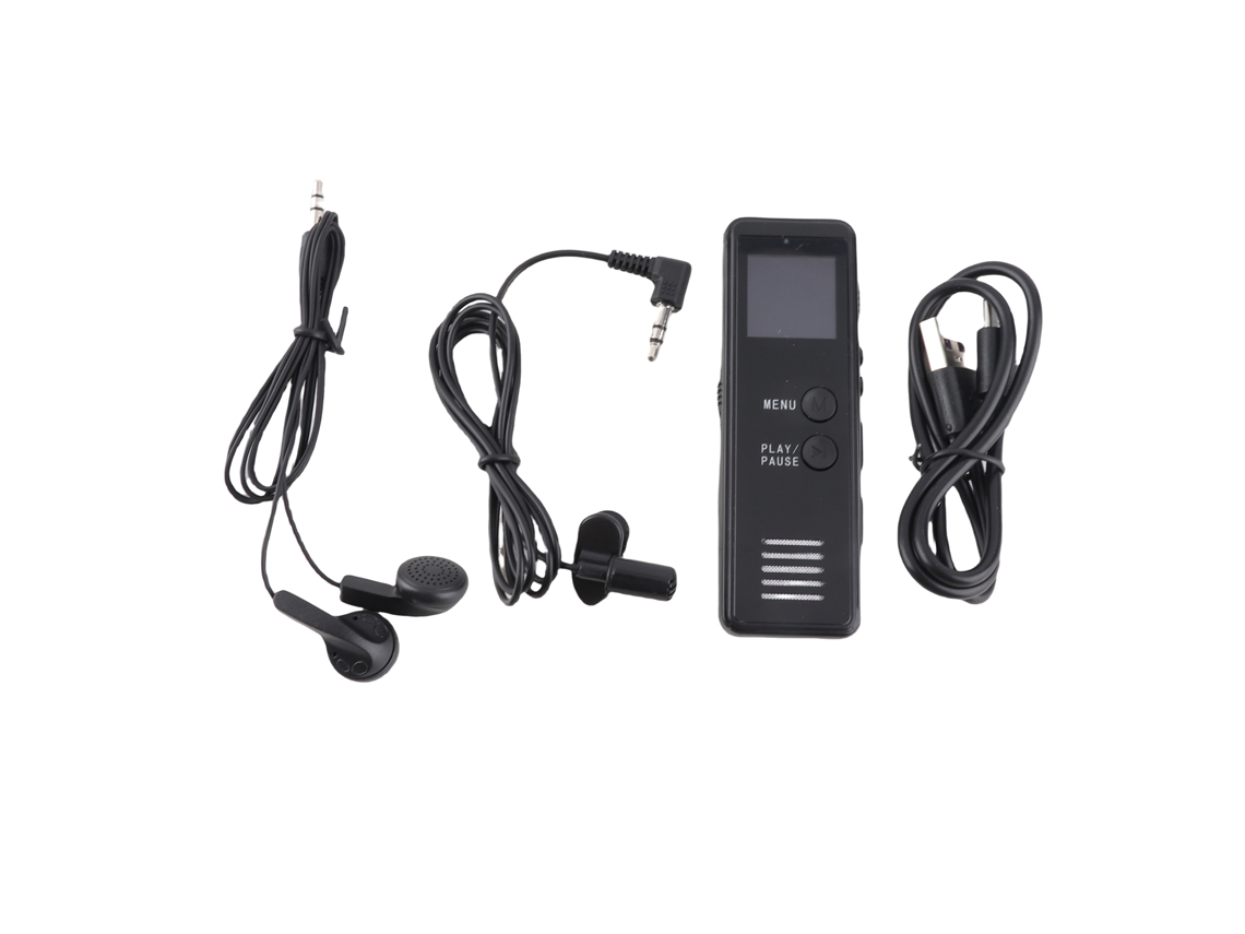 Gravador De Voz Digital Ativado Por Voz Com Redução De Ruído Gravador Hd Para Reuniões Aulas Entrevistas Mp3 Wav