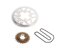 Kit de Piñón e Corrente 410 com 114 enlaces e 22 Dentes BOSCH