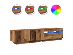 Tv Cabinet, Tv Cabinets Vidaxl Marrom Madeira Processada (n/a)