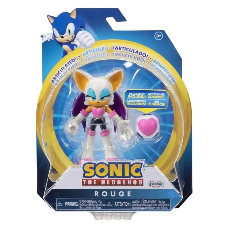 Boneco de ação Sonic The Hedgehog Rouge The Bat Jakks 41221 Jakks Pacificp25