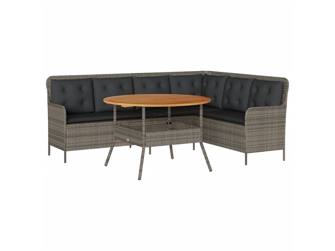 Garden Sofa Set, Garden Sofa Sets Vidaxl Cinzeto Rattan / Vime (n/a)