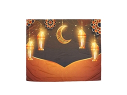 1 Peça de Tapeçaria Muçulmana Do Ramadã ALLINLESS