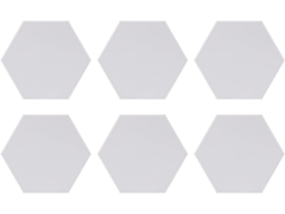 Luminária de parede geométrica hexagonal modular com controle remoto.