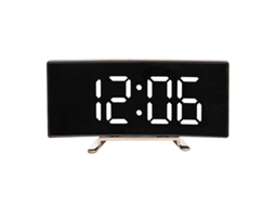 Relógio Digital De Cabeceira Com Display Led, Mesa, Hora, Temperatura, Despertador, Decoração Moderna SUNNY SPACES