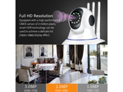 Câmera De Segurança Interior Sem Fio Com Áudio, Ptz E Wifi, Ideal Como Monitor De Bebê