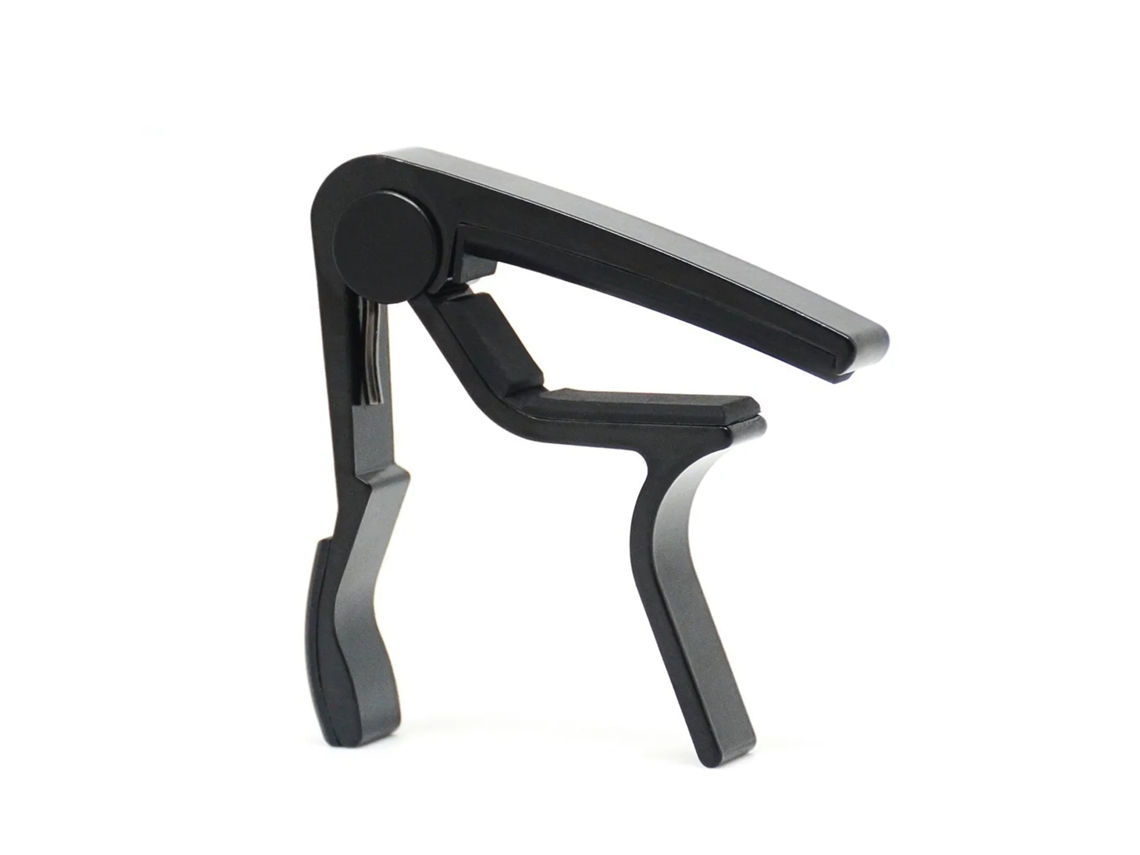 Capotraste Para Guitarra Presilha Preta Aquaforge