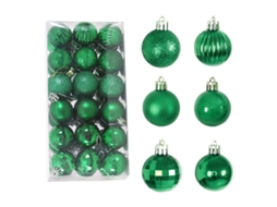 Laxiscreed Bola De Natal Espelho Dourada Para Decoração, Caixa Com 36 Peças