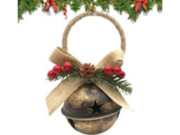 Sinos De Natal Decorativos Para Árvore, Enfeite De Metal Para Pendurar |