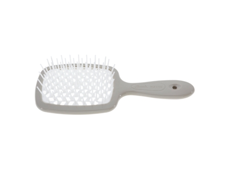 Superbrush Escova De Cabelo Cinza Ideal Para Desembaraçar E Pentear Os Cabelos Janeke