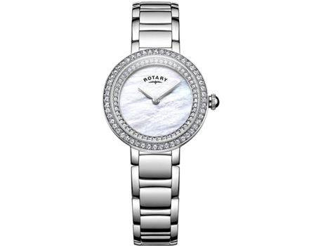 Relógio feminino prata aço inoxidável Kensington Lb05085/41L ROTARY