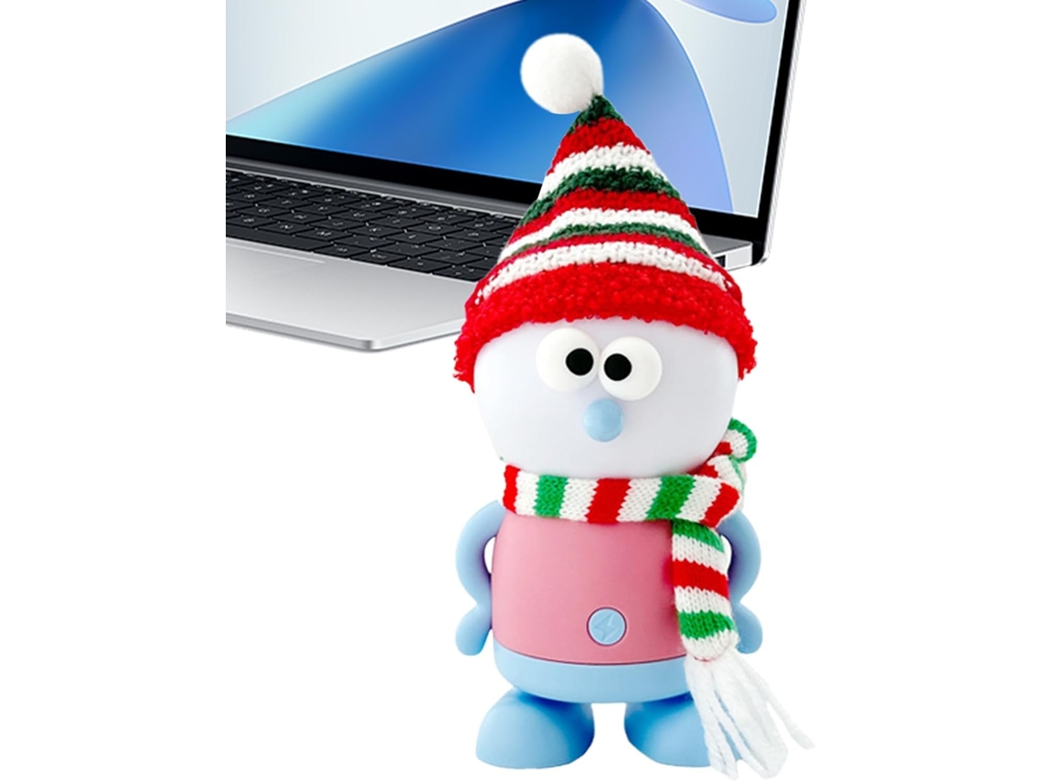 Boneco De Neve 3 Configurações Luz Natal Usb