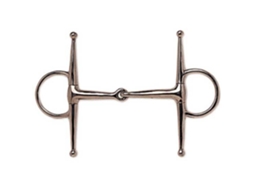 Snaffle de Bochecha Cheia Fina Prateado 10.5 Cmsefton