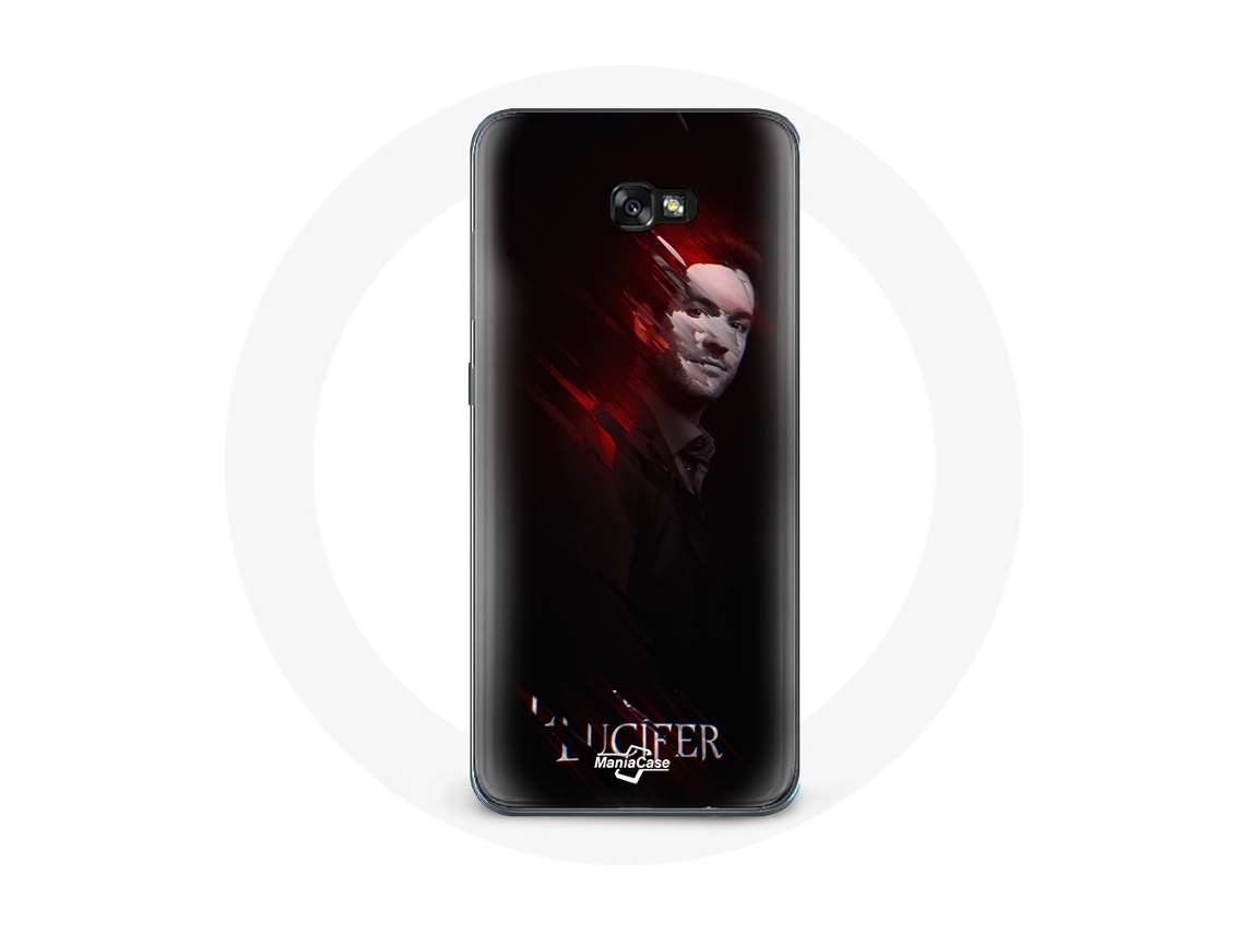 Capa para Samsung Galaxy A3 2016 Lucifer Series Fundo preto