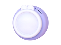 Ventilador Infantil Sem Lâmina Coelho Roxo 3 Velocidades