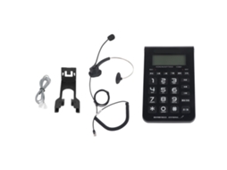 Aetheria telefone Fixo com Auricular Hd Gravação Id Chamada 16 Dígitos para Atendimento Ao Cliente