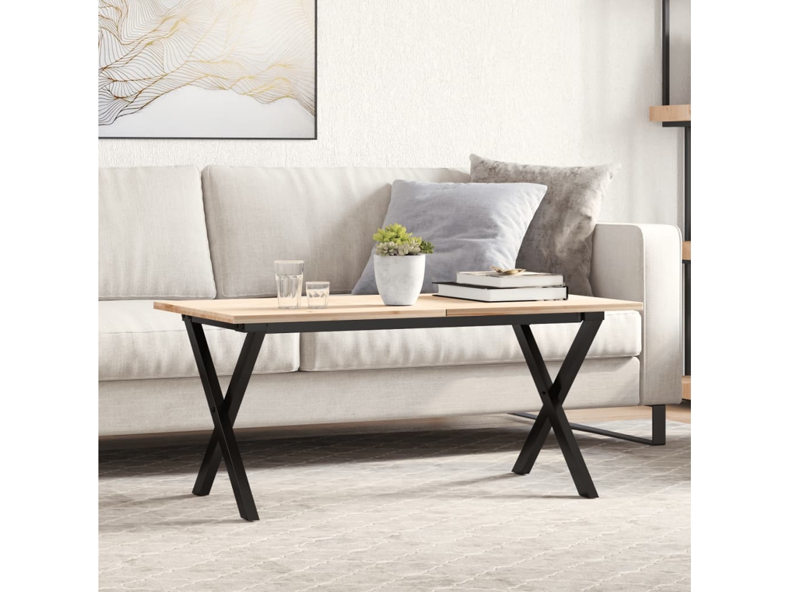 Vidaxl Pernas Para Mesa De Centro Estrutura Em X Aço