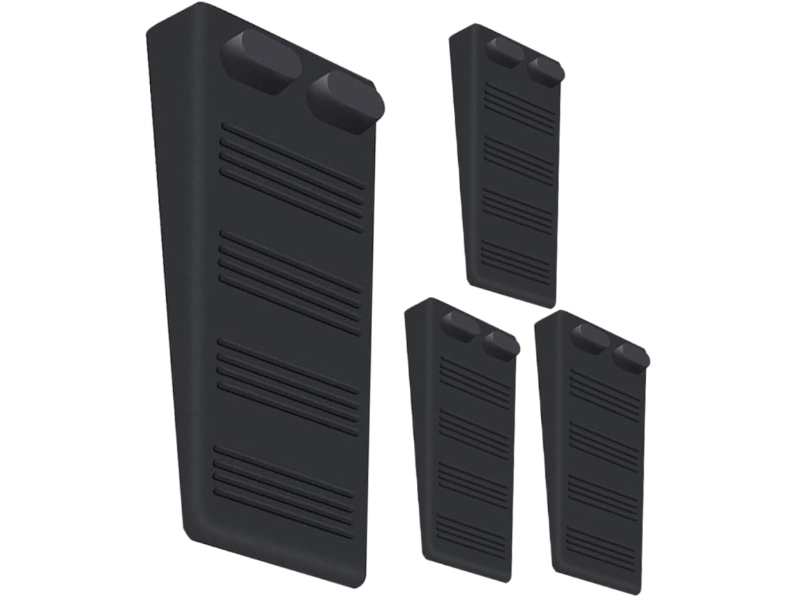 Conjunto De 4 Batentes De Porta Anticolisão De Substituição Para Quarto E Banheiro