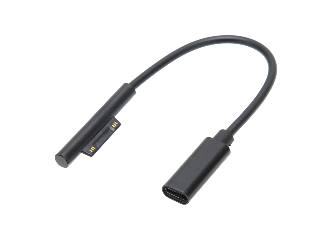 Cabo USB-C para carregamento rápido PD em tablets, compatível com Microsoft Pro3 Pro4 Pro5 Book CHABERLU